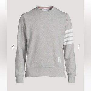 Thom Browne cotton four-bar sweatshirt